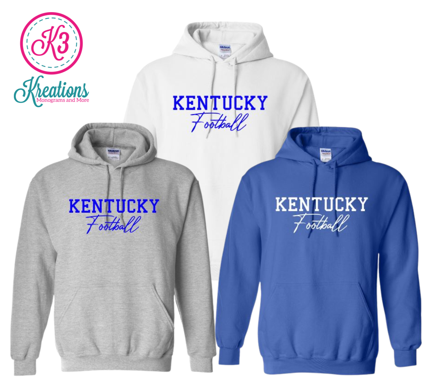 Adult Kentucky Football Hooded Sweatshirt