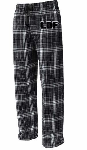 Boys LDF Black & White Plaid Flannel Pajama Pants (LDF)