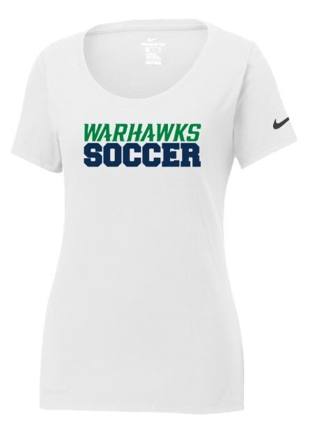 Nike Ladies Warhawks Soccer Dri-FIT Cotton/Poly Scoop Neck Tee (GCHS)