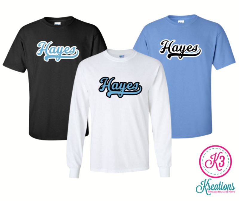 Hayes Retro Short OR Long Sleeve Tee 