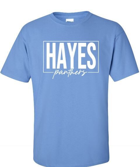 Unisex Youth Hayes Panthers Short OR Long Sleeve Tee (HDT)