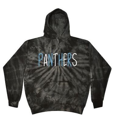Panthers Tie Dye Hooded Sweatshirt