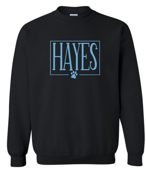 Youth Hayes Pawprint Sweatshirt