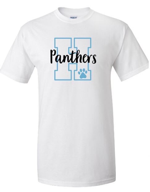 Adult H Panthers Short OR Long Sleeve Tee