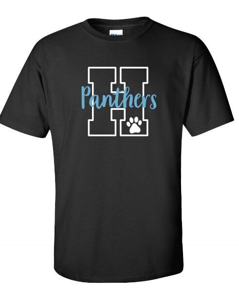 H Panthers Short OR Long Sleeve Tee