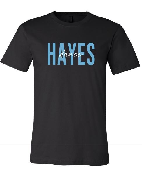 Unisex Youth OR Adult Hayes dance Short OR Long Sleeve Bella + Canvas Tee (HDT)