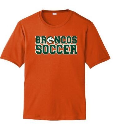 Youth Broncos Soccer Sport-Tek® PosiCharge® Competitor™ Short OR Long Sleeve Tee (FDBS)