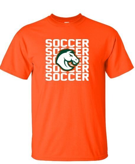 Adult Soccer Stacked Short OR Long Sleeve Tee (FDBS)