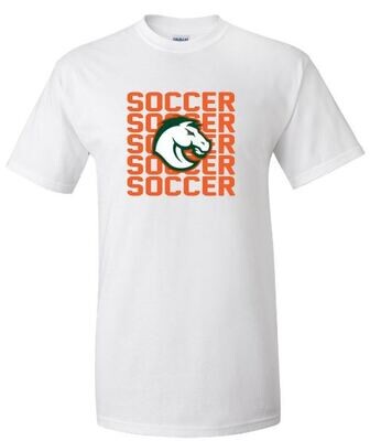 Youth Soccer Stacked Short Sleeve Tee (FDBS)