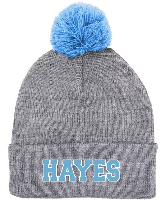 HAYES Pom Beanie 