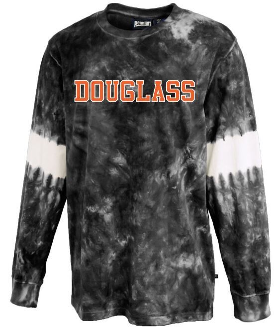 Adult Douglass Black Tie-Dye Jersey