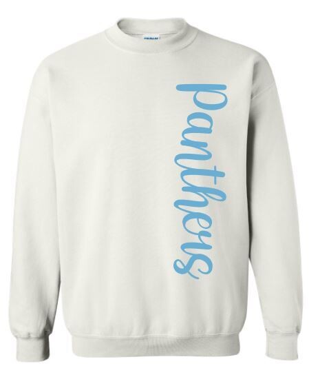 Youth Vertical Panthers Crewneck Sweatshirt