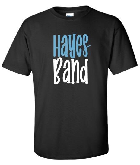 Unisex Adult Hayes Band Short OR Long Sleeve Tee (HB)