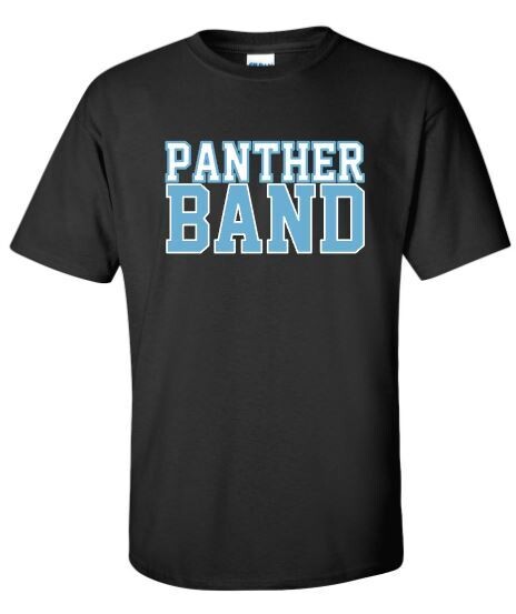 Unisex Youth Panther Band Short OR Long Sleeve Tee (HB)