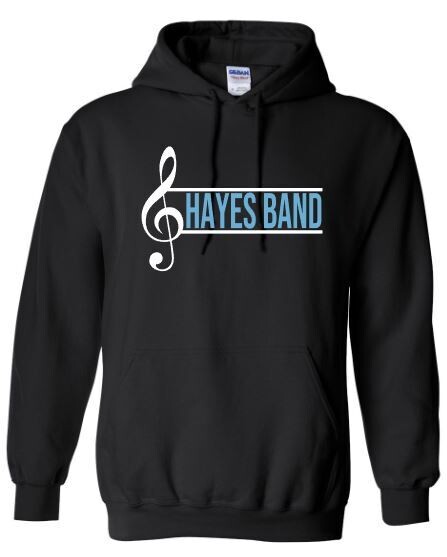 Unisex Youth Hayes Band with Treble Clef Sweatshirt (HB)
