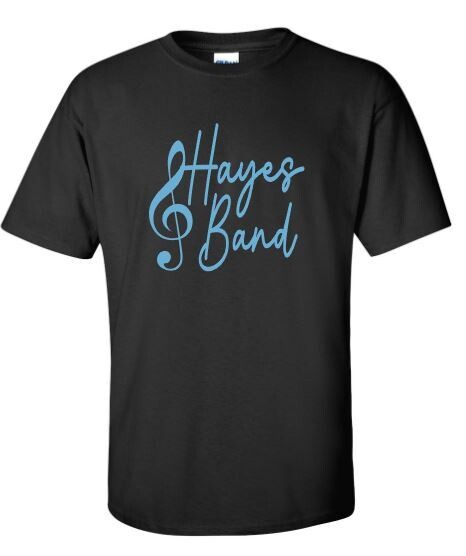 Unisex Youth Script Hayes Band Short OR Long Sleeve Tee (HB)