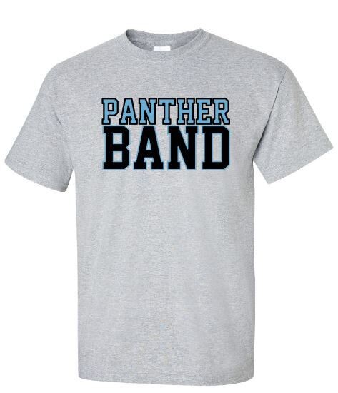 Unisex Youth Panther Band Short OR Long Sleeve Tee (HB)