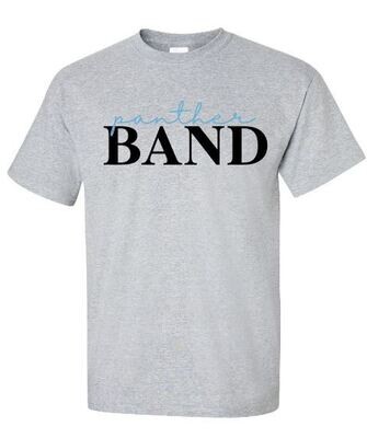 Unisex Adult panther BAND Short OR Long Sleeve Tee (HB)