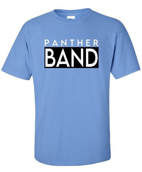 Unisex Youth PANTHER BAND Short OR Long Sleeve Tee (HB)