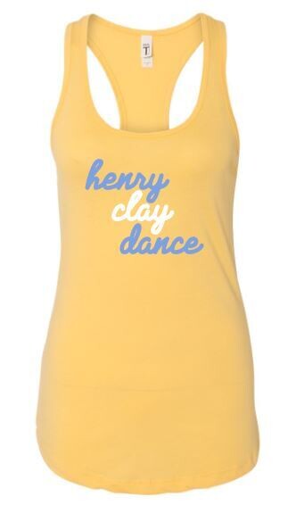 Ladies henry clay dance Racerback Tank (HCDT)