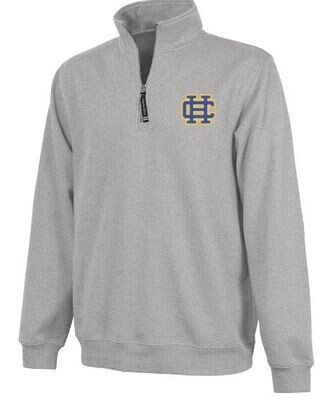 Adult Charles River 1/4 Zip Fleece Pullover with Left Chest Embroidered HC Logo (HCDT)