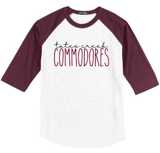 Tates Creek Commodores Baseball Jersey ADULT (TCDT)