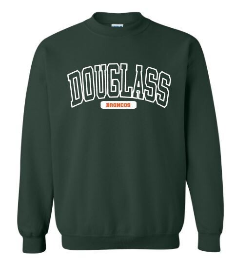 Youth Douglass Broncos Crewneck Sweatshirt