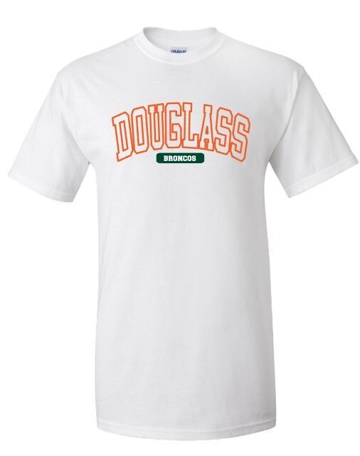 Adult Douglass Broncos Short OR Long Sleeve Tee