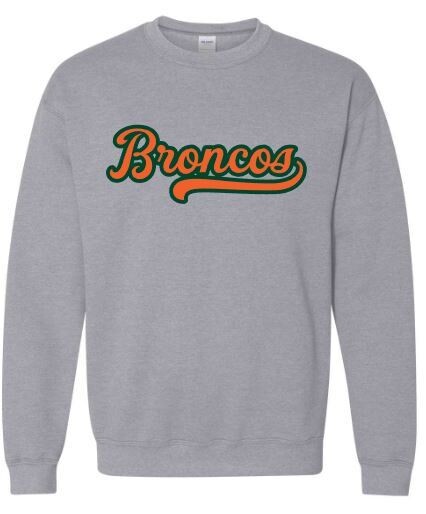 Youth Broncos Crewneck Sweatshirt