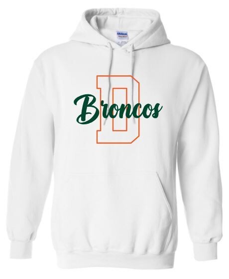Youth D Broncos Hooded Sweatshirt