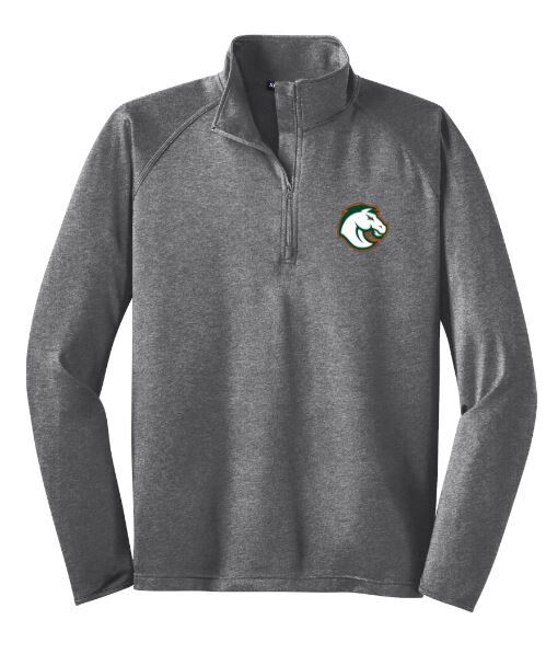 Unisex Sport Tek 1/2 Zip Sport Wick Pullover with Choice of Embroidered Douglass Logo (FDXC)