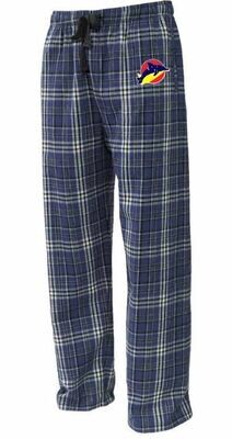 Youth or Adult Flannel Pants with Embroidered Logo (LEXD)