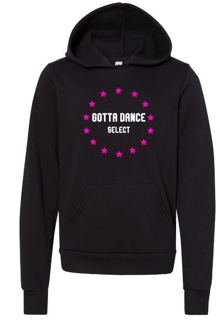 Youth Gotta Dance Select Bella + Canvas Sponge Fleece Hoodie (GD)