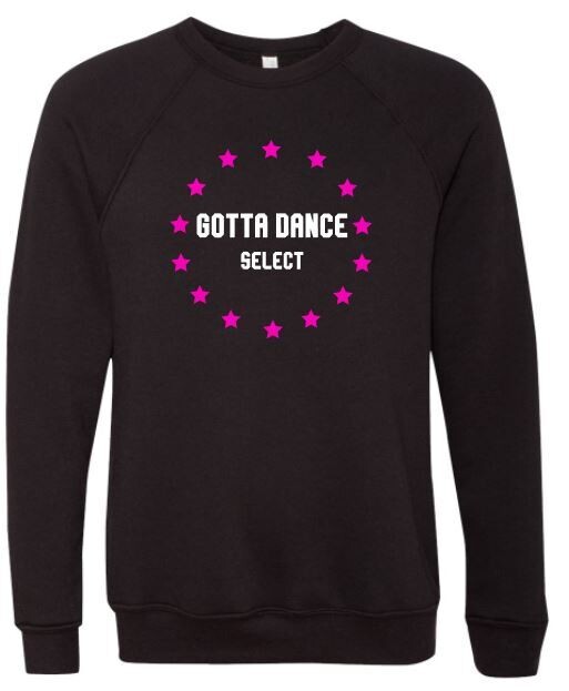 Youth Gotta Dance Select Bella + Canvas Sponge Fleece Crewneck Sweatshirt (GD)
