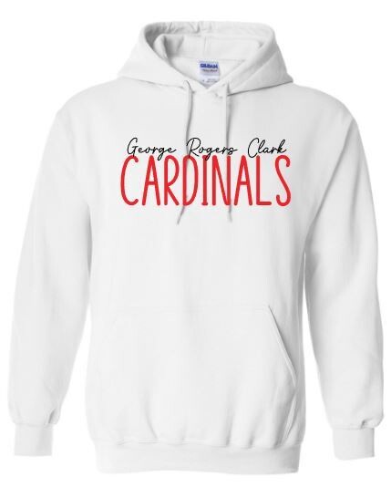 Adult George Rogers Clark Cardinals Hooded Sweatshirt (GRCB)