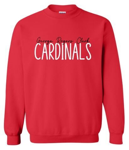 Adult George Rogers Clark Cardinals Crewneck Sweatshirt