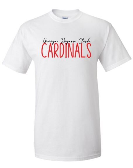 Adult George Rogers Clark Cardinals Short OR Long Sleeve Tee