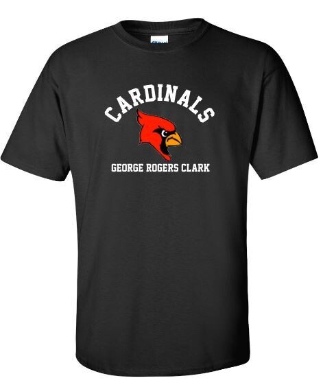 Adult Cardinals Mascot Short OR Long Sleeve Tee
