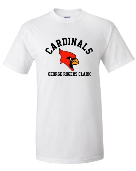 Adult Cardinals Mascot Short OR Long Sleeve Tee (GRCB)