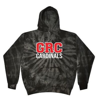 Adult GRC Cardinals Tie Dye Hooded Sweatshirt (GRC)
