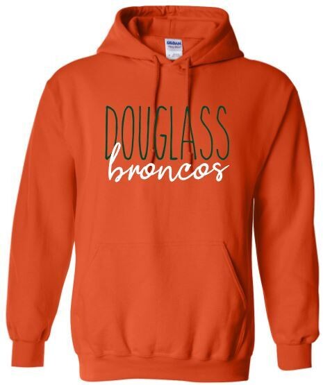 Douglass Broncos Hooded Sweatshirt (FDL)