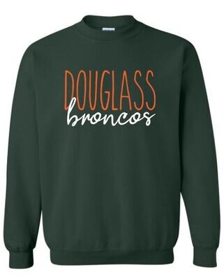 Douglass Broncos Crewneck Sweatshirt (FDL)