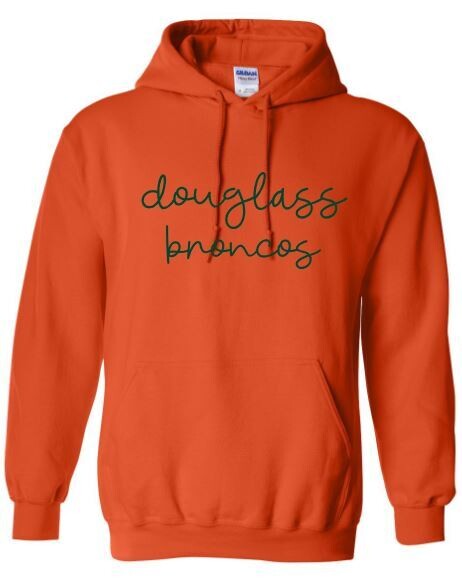 douglass broncos Hooded Sweatshirt (FDL)