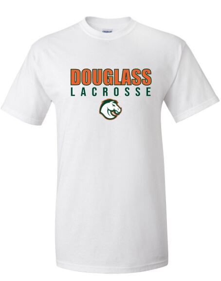 Douglass Lacrosse with Bronco Short OR Long Sleeve Tee (FDL)