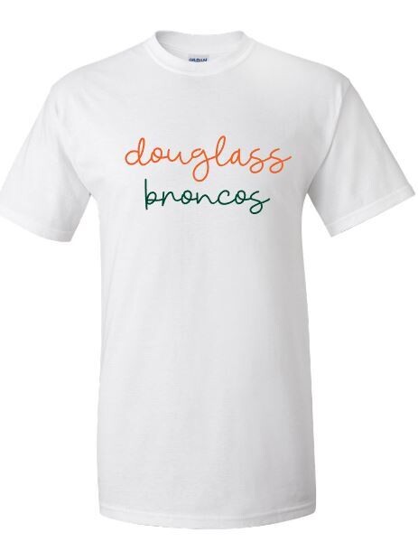 douglass broncos Short OR Long Sleeve Tee (FDL)