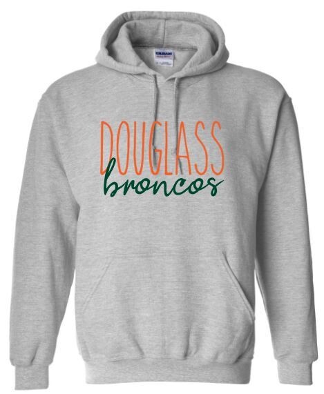 Douglass Broncos Hooded Sweatshirt (FDL)