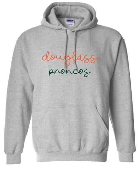 douglass broncos Hooded Sweatshirt (FDL)