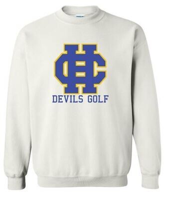 HC Devils Golf Crewneck Sweatshirt (HCG)