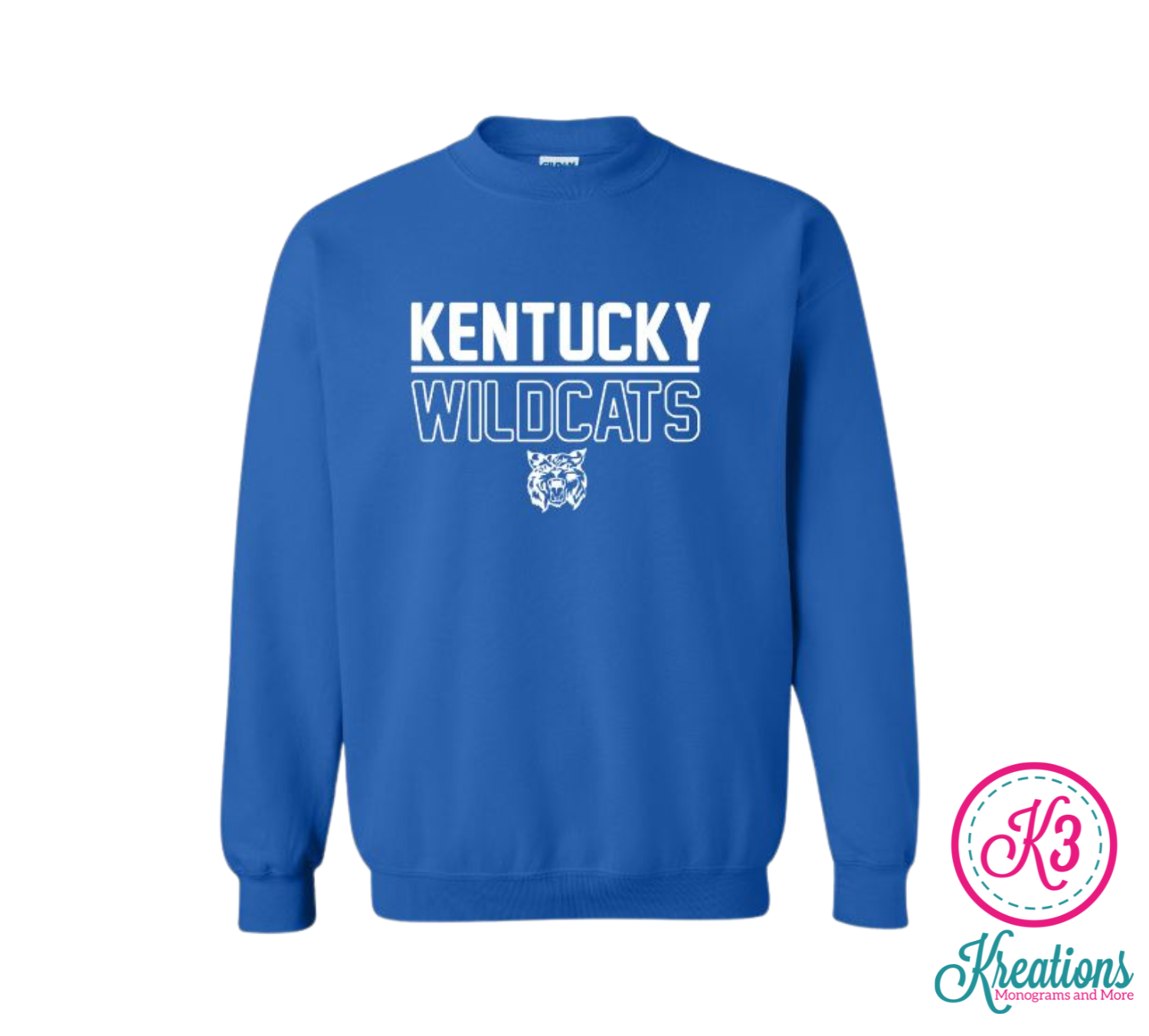 Adult Kentucky Wildcats Crewneck Sweatshirt