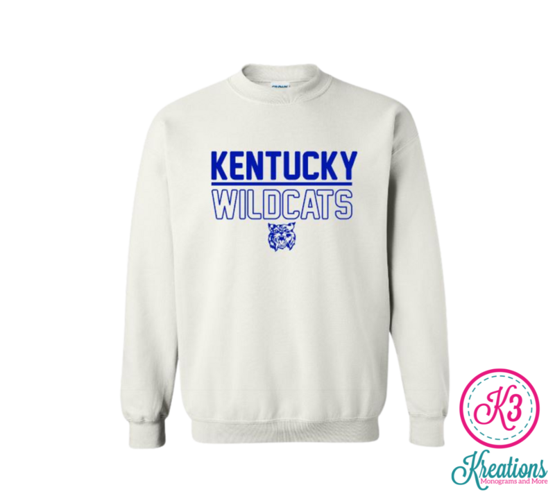 Adult Kentucky Wildcats Crewneck Sweatshirt